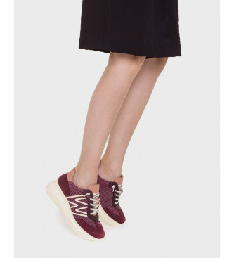 Wonders Ultrafly 01 wine shoes
