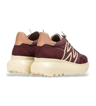 Wonders Ultrafly 01 wine shoes