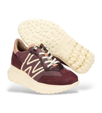 Wonders Ultrafly 01 wine shoes
