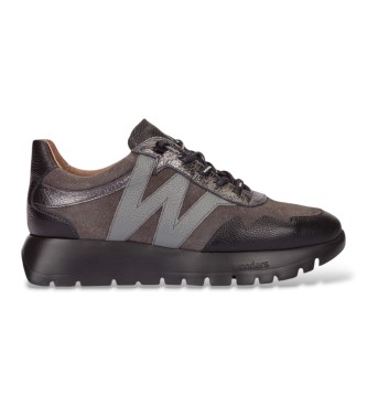 Wonders Leren sneakers Odisei grijs