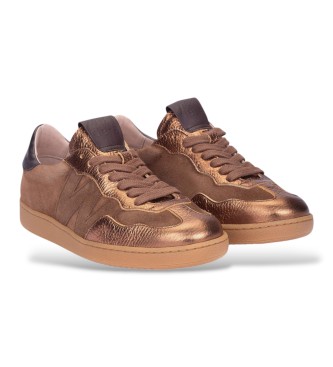Wonders Leren sneakers Lai bruin
