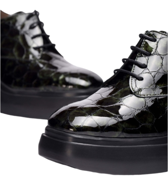 Wonders Zapatos de Piel Blucher verde