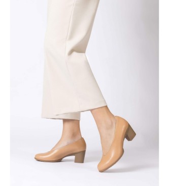 Wonders Grace beige Lederschuhe