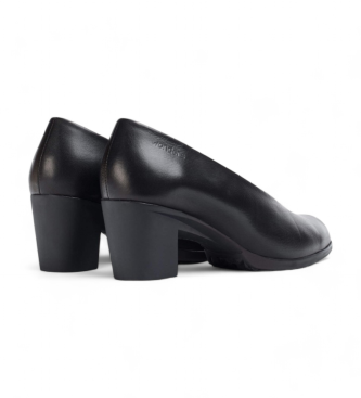 Wonders Chaussures Grace en cuir noir