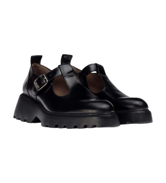 Wonders Zapatos de Piel Babydoll negro