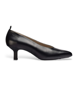 Wonders Flex Fit leren schoenen zwart