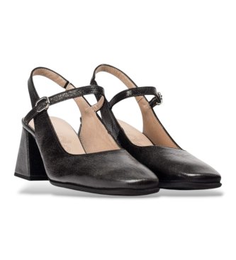 Wonders Sorte Jane Slingback Sko Sort