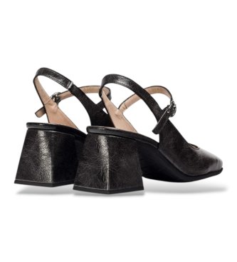 Wonders Sorte Jane Slingback Sko Sort