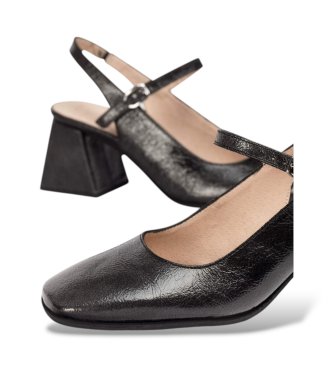 Wonders Sorte Jane Slingback Sko Sort