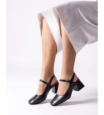 Wonders Sorte Jane Slingback Sko Sort