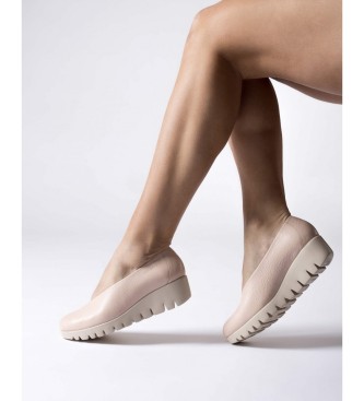 Wonders Fly Rosa Lederschuhe