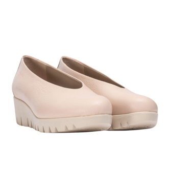 Wonders Fly Rosa Lederschuhe