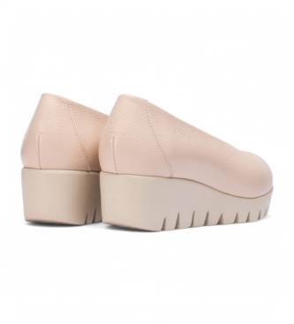 Wonders Fly Rosa Lederschuhe