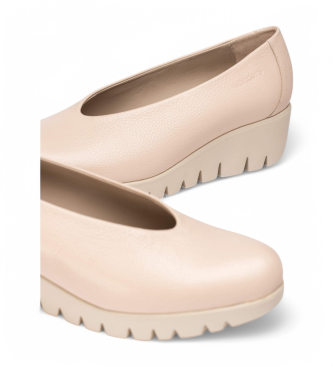 Wonders Fly Rosa Lederschuhe