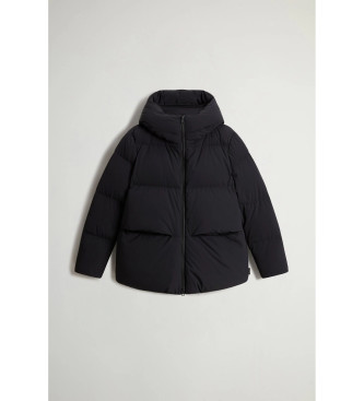 Woolrich Revestimento Cloud Duster com acabamento preto mate