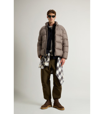 Woolrich Bruin microvezel dekbedovertrek Cloud
