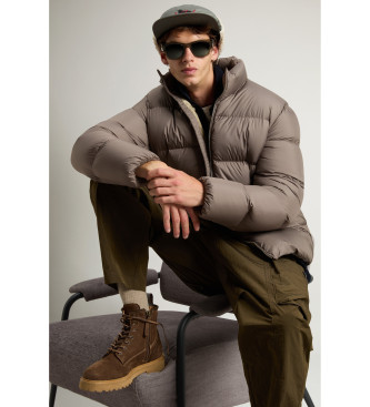 Woolrich Bruin microvezel dekbedovertrek Cloud