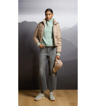 Woolrich Vvet duffelcoat med to lag i beige