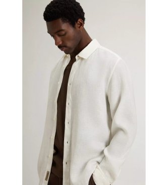 Woolrich White linen shirt