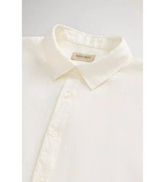 Woolrich White linen shirt