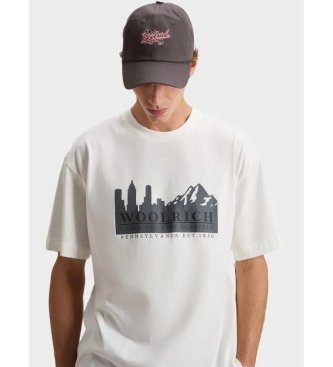 Woolrich T-shirt i ren bomuld med hvidt logo