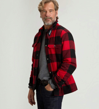 Woolrich Cazadora Alaskan rojo