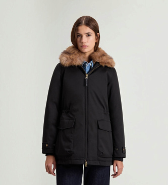 Woolrich Chaqueta Faux Fur Field negro