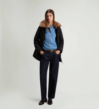 Woolrich Chaqueta Faux Fur Field negro