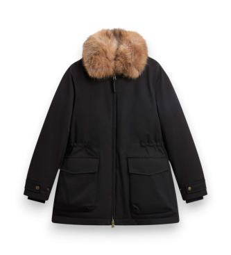 Woolrich Chaqueta Faux Fur Field negro