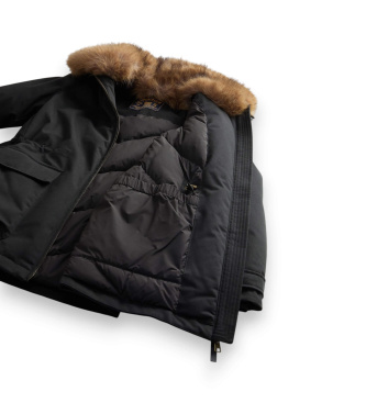 Woolrich Chaqueta Faux Fur Field negro