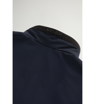 Woolrich Sailing quilted navy bomber jacket