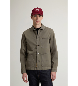 Woolrich Giacca-camicia Chore verde oliva