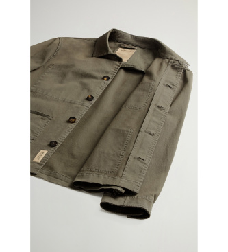 Woolrich Giacca-camicia Chore verde oliva