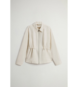 Woolrich Linen blend beige shirt jacket