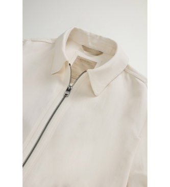 Woolrich Linen blend beige shirt jacket