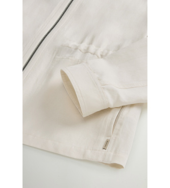 Woolrich Linen blend beige shirt jacket