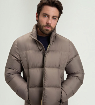Woolrich Chaqueta Cloud Eagle taupe