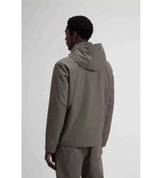 Woolrich Giacca Pacific in tessuto grigio a due strati