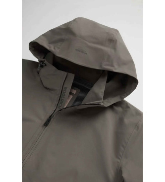Woolrich Giacca Pacific in tessuto grigio a due strati