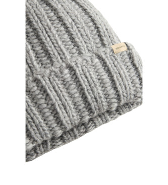 Woolrich Chunky grey beanie
