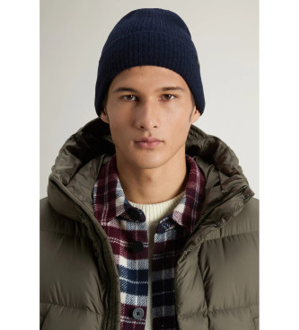 Woolrich Navy wool blend cap