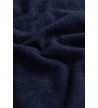 Woolrich Jersey de cuello redondo de lana marino