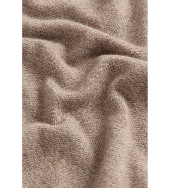 Woolrich Jersey de cuello redondo de lana marrn