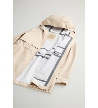 Woolrich 3 in 1 parka in beige Light Stretch fabric