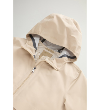 Woolrich 3 in 1 parka in beige Light Stretch fabric