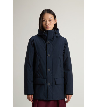 Woolrich Parka Arctic Cloud com capuz azul-marinho