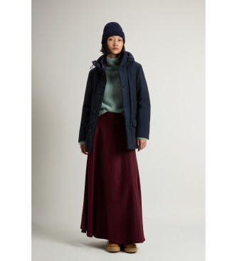 Woolrich Parka Arctic Cloud com capuz azul-marinho