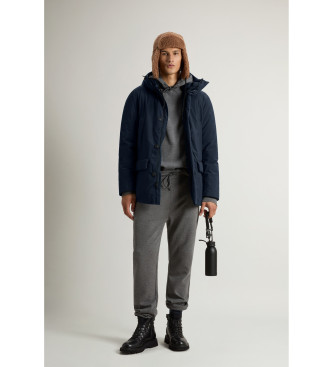 Woolrich Parka Arctic Cloud com capuz azul-marinho