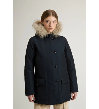 Woolrich Parka artico in tessuto Ramar blu navy