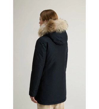 Woolrich Parka artico in tessuto Ramar blu navy